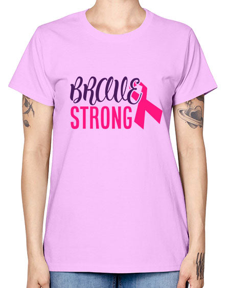 brave strong Style 15# - breast cancer -  Missy T-Shirt