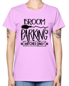 broom parking witches only 46# - witch -  Missy T-Shirt