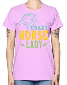 crazy horse lady Style 10# - horse -  Missy T-Shirt