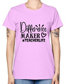 difference maker teacherlife Style 121# - teacher -  Missy T-Shirt
