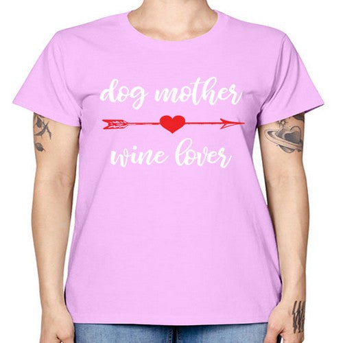 dog mom wine 84# - dogs -  Missy T-Shirt