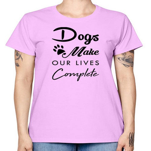 dogs make our lives 133# - dogs -  Missy T-Shirt