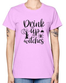 drink up witches 39# - witch -  Missy T-Shirt