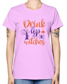 drink up witches 40# - witch -  Missy T-Shirt