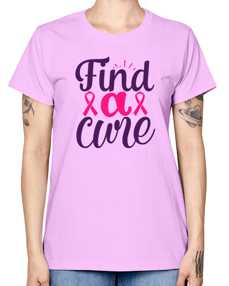find a cure Style 12# - breast cancer -  Missy T-Shirt