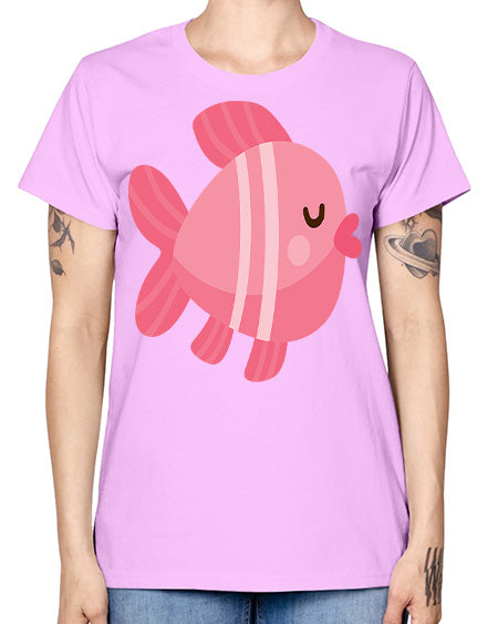 fish 53# - shark-fish -  Missy T-Shirt