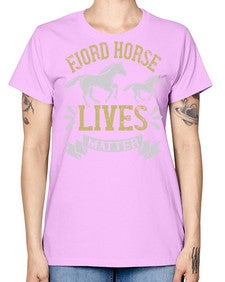 fjord horse lives matter Style 54# - horse -  Missy T-Shirt