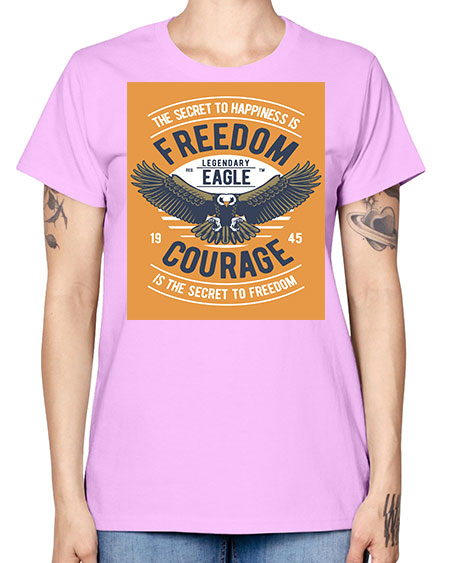 freedom eagle 35# - birds -  Missy T-Shirt