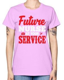future nurse at your service 812# - nurse -  Missy T-Shirt