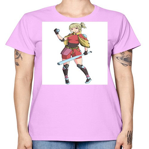girl bring stick3# - anime -  Missy T-Shirt