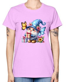 gnome with butterfly 03# - gnome -  Missy T-Shirt