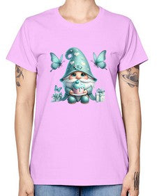 gnome with butterfly 10# - gnome -  Missy T-Shirt