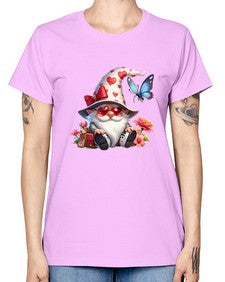 gnome with butterfly 13# - gnome -  Missy T-Shirt