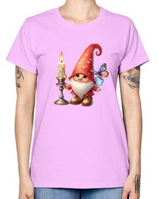 gnome with butterfly 16# - gnome -  Missy T-Shirt