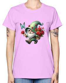 gnome with butterfly 24# - gnome -  Missy T-Shirt