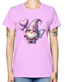 gnome with butterfly 25# - gnome -  Missy T-Shirt