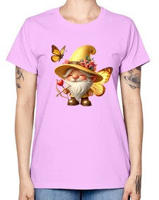 gnome with butterfly 27# - gnome -  Missy T-Shirt