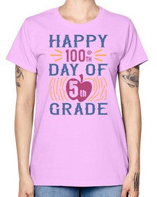 happy th day of fifth grade 250# - fifth grade -  Missy T-Shirt