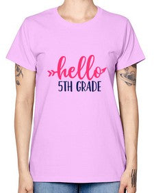 hello fifth grade 258# - fifth grade -  Missy T-Shirt