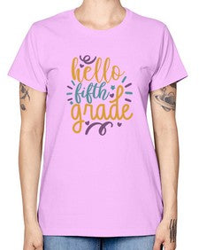 hello fifth grade 261# - fifth grade -  Missy T-Shirt
