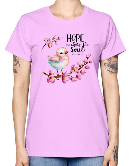 hope anchors the soul 41# - birds -  Missy T-Shirt
