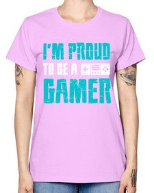 im proud to be a gamer 121# - video games -  Missy T-Shirt