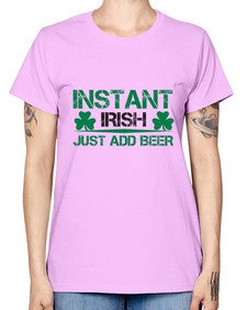 instant irish just add beer 1209# - beer -  Missy T-Shirt