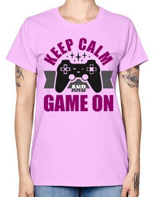 keep calm and game on 132# - video games -  Missy T-Shirt