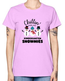 kindergarten snowmies 434# - kindergarten -  Missy T-Shirt