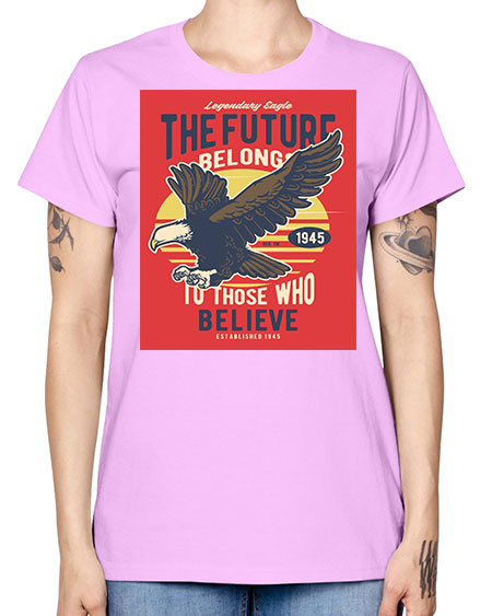 legendary eagle 55# - birds -  Missy T-Shirt