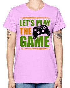 lets play the game 136# - video games -  Missy T-Shirt