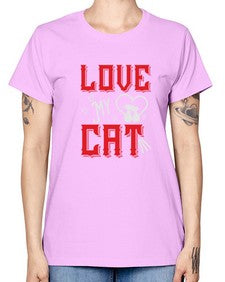 love my cat Style 67# - cats -  Missy T-Shirt