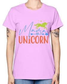 mama unicorn 297# - unicorn -  Missy T-Shirt