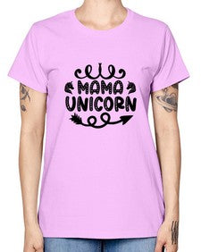 mama unicorn 300# - unicorn -  Missy T-Shirt
