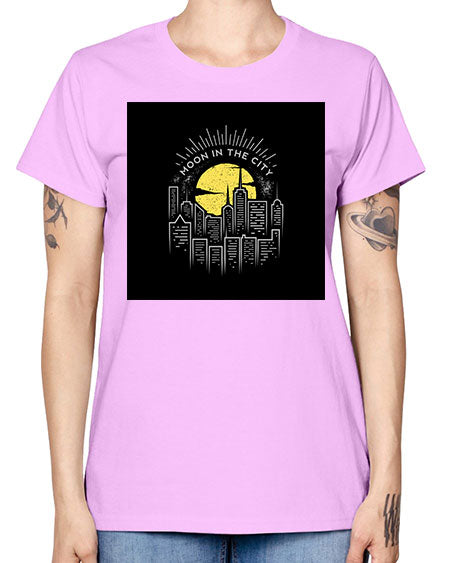 mooninthecity 2# - moon -  Missy T-Shirt
