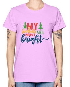 my students are merry bright Style 296# - teacher -  Missy T-Shirt