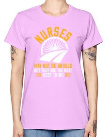 nurses may not be angels Style 1248# - nurse -  Missy T-Shirt