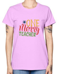 one merry teacher Style 328# - teacher -  Missy T-Shirt