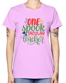 one spook tacular teacher Style 329# - teacher -  Missy T-Shirt