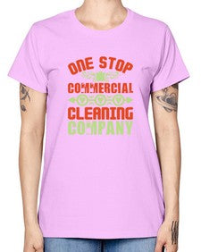 one stop commercial cleaning company Style 333# - cleaner -  Missy T-Shirt