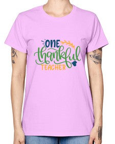 one thankful teacher Style 334# - teacher -  Missy T-Shirt
