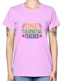 one thankful teacher Style 335# - teacher -  Missy T-Shirt