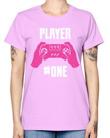 player one 147# - video games -  Missy T-Shirt