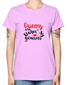 queens Are Born As Gemini 385# - gemini -  Missy T-Shirt