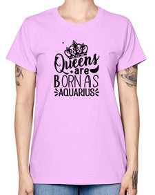 queens are born as Aquarius 388# - aquarius -  Missy T-Shirt