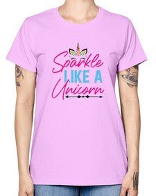 sparkle like a unicorn 416# - unicorn -  Missy T-Shirt