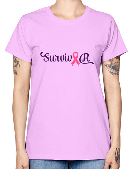survivor 251# - breast cancer -  Missy T-Shirt