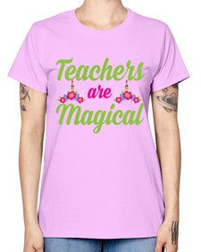 teachers are magical 428# - unicorn -  Missy T-Shirt