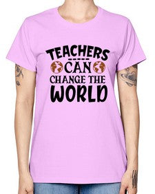 teachers can change the world Style 391# - teacher -  Missy T-Shirt