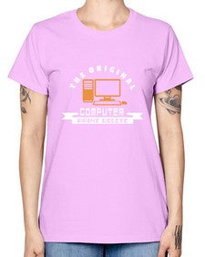 the original computer print delete 12# - computer -  Missy T-Shirt